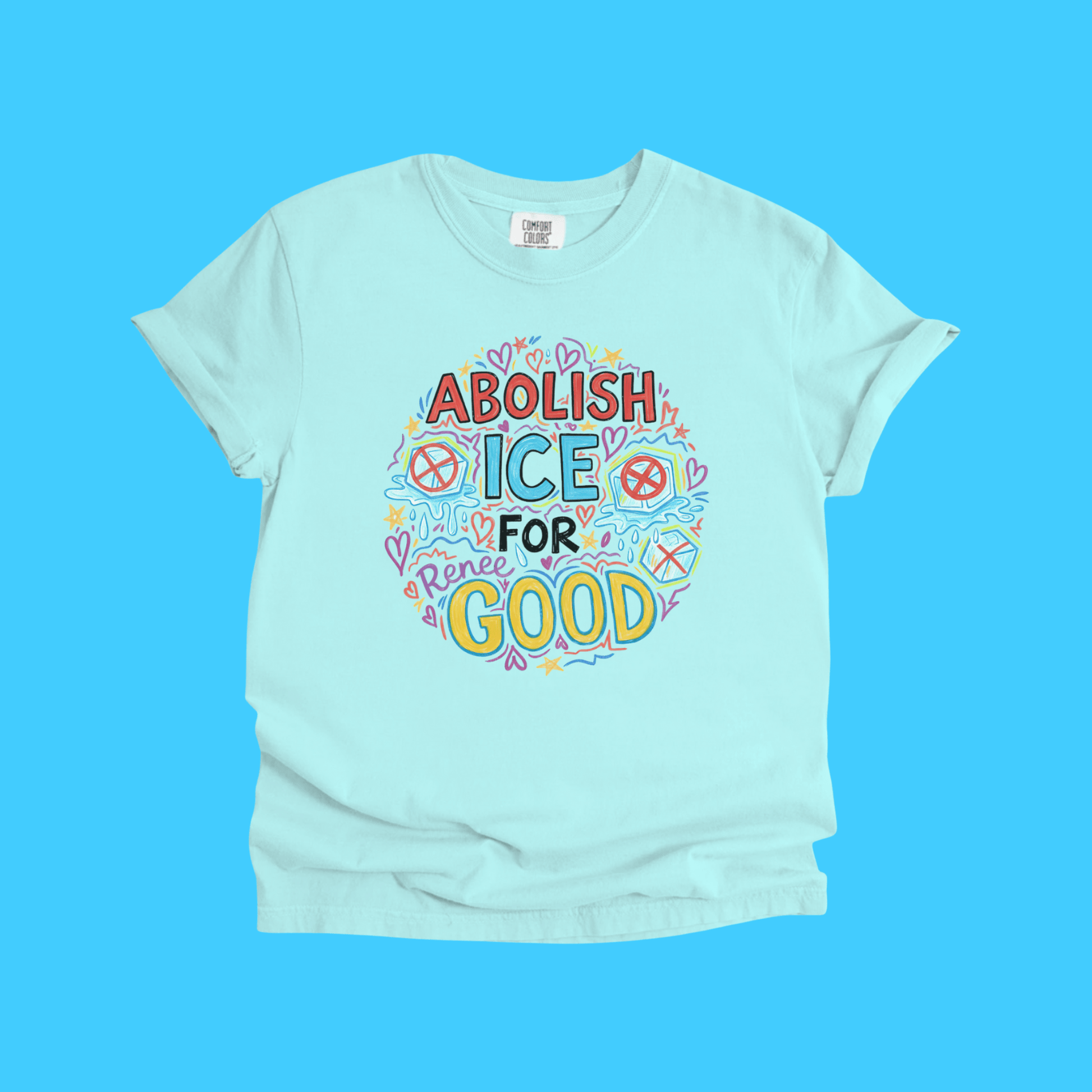 Abolish ICE For Renee Good Graphic T-Shirt - Resist Supply