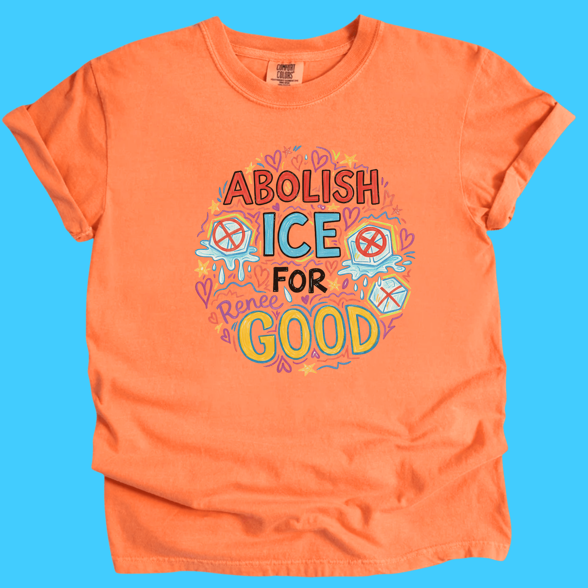 Abolish ICE For Renee Good Graphic T-Shirt - Resist Supply