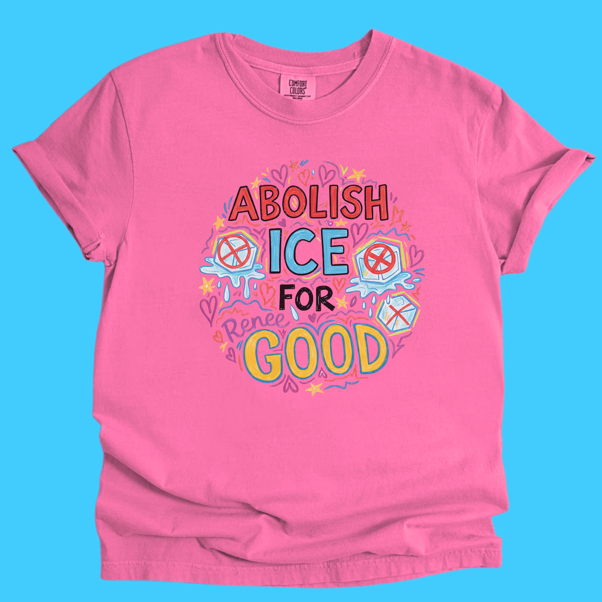 Abolish ICE For Renee Good Graphic T-Shirt - Resist Supply