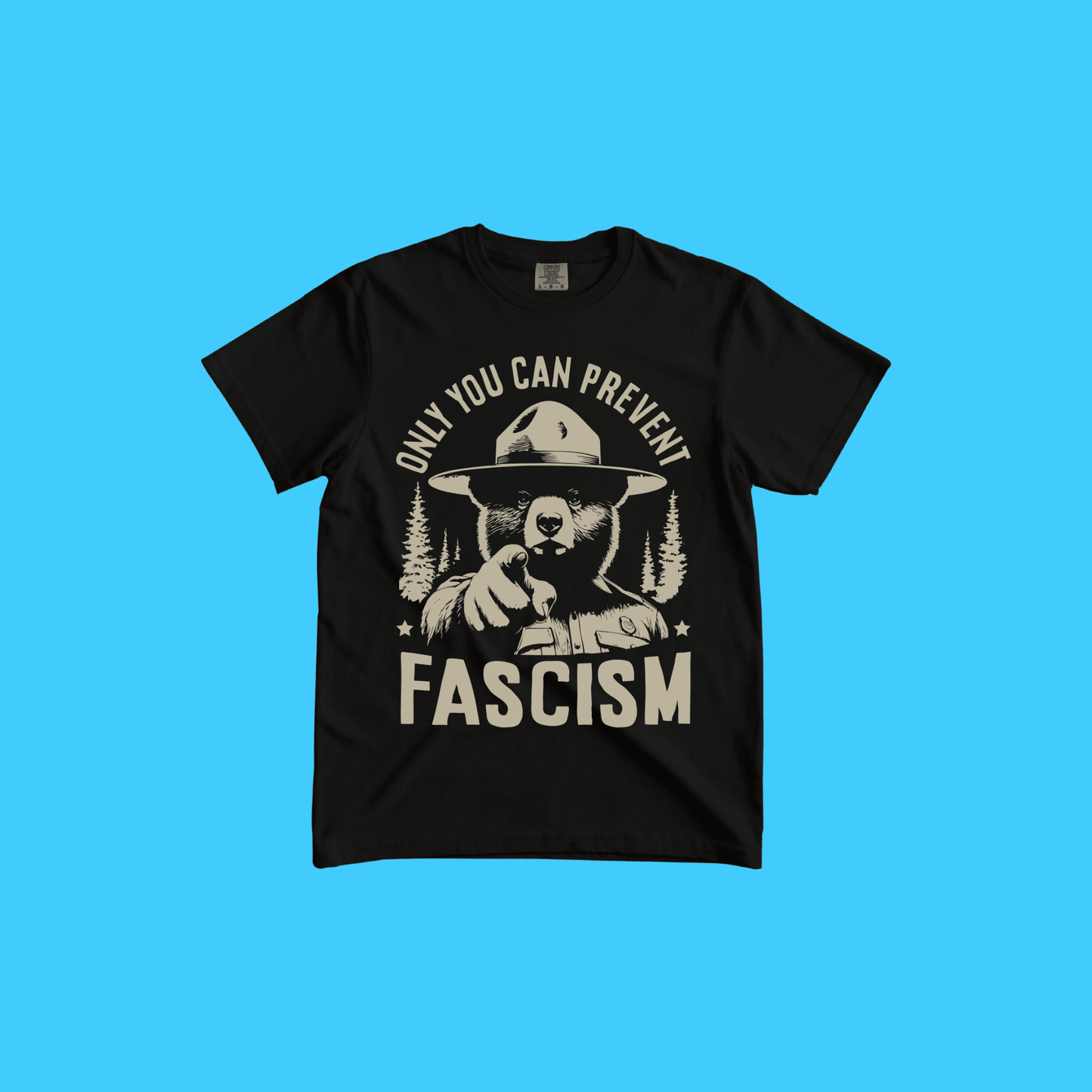 Anti - Fascism Ranger Bear T-Shirt - Resist Supply