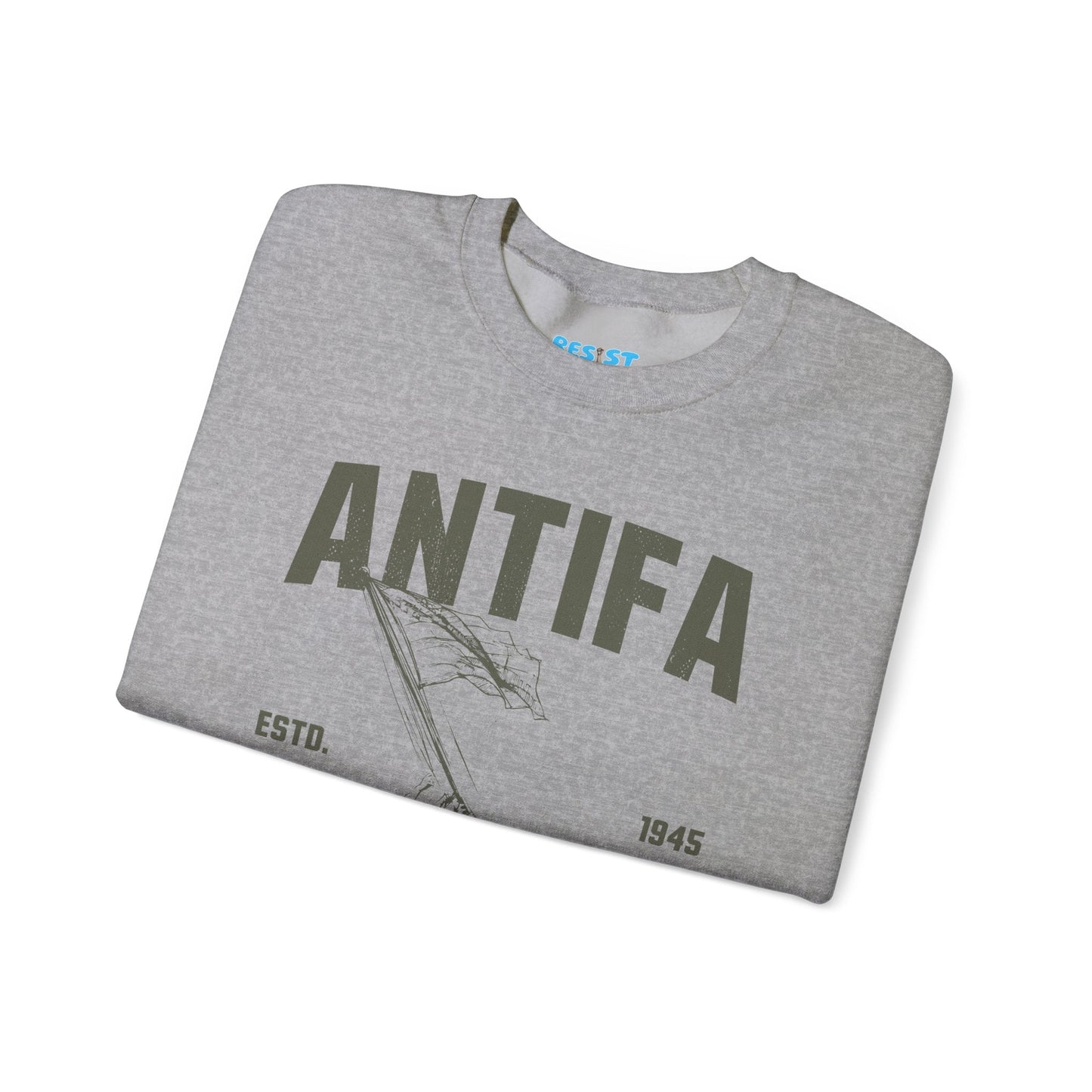 Antifa Raising the Flag at Iwo Jima Sweatshirt - Resist Supply