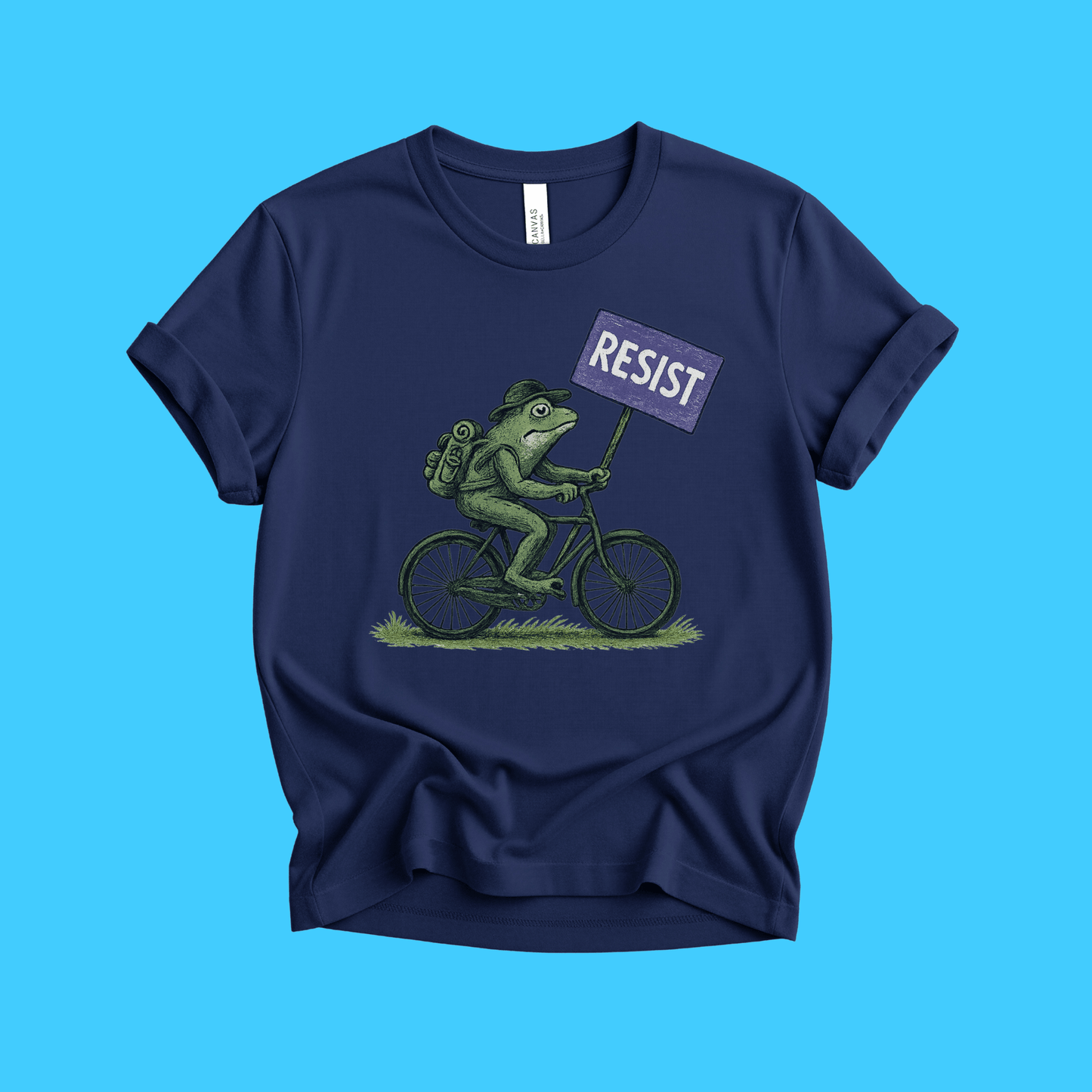 Bicycle Frog Protest T-Shirt - Resist Supply