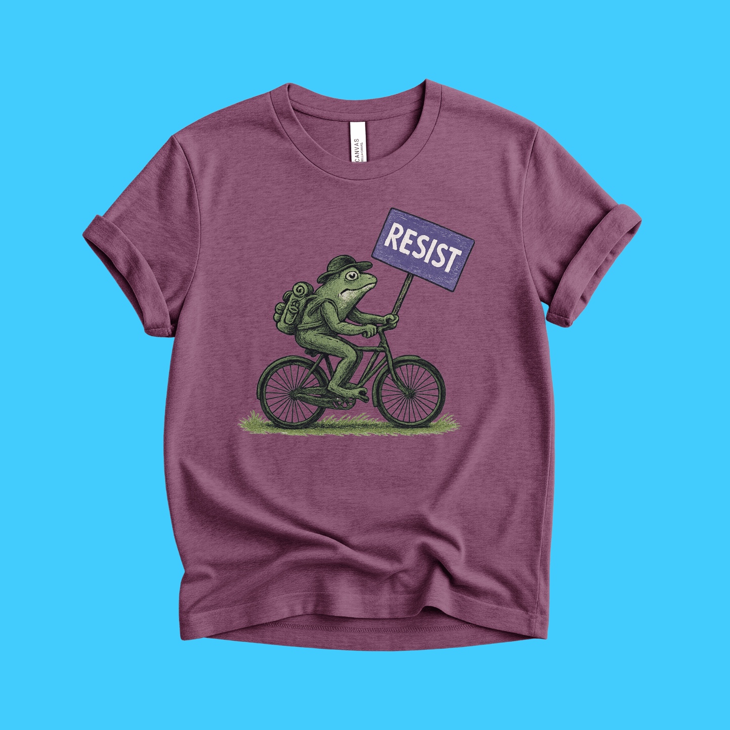 Bicycle Frog Protest T-Shirt - Resist Supply