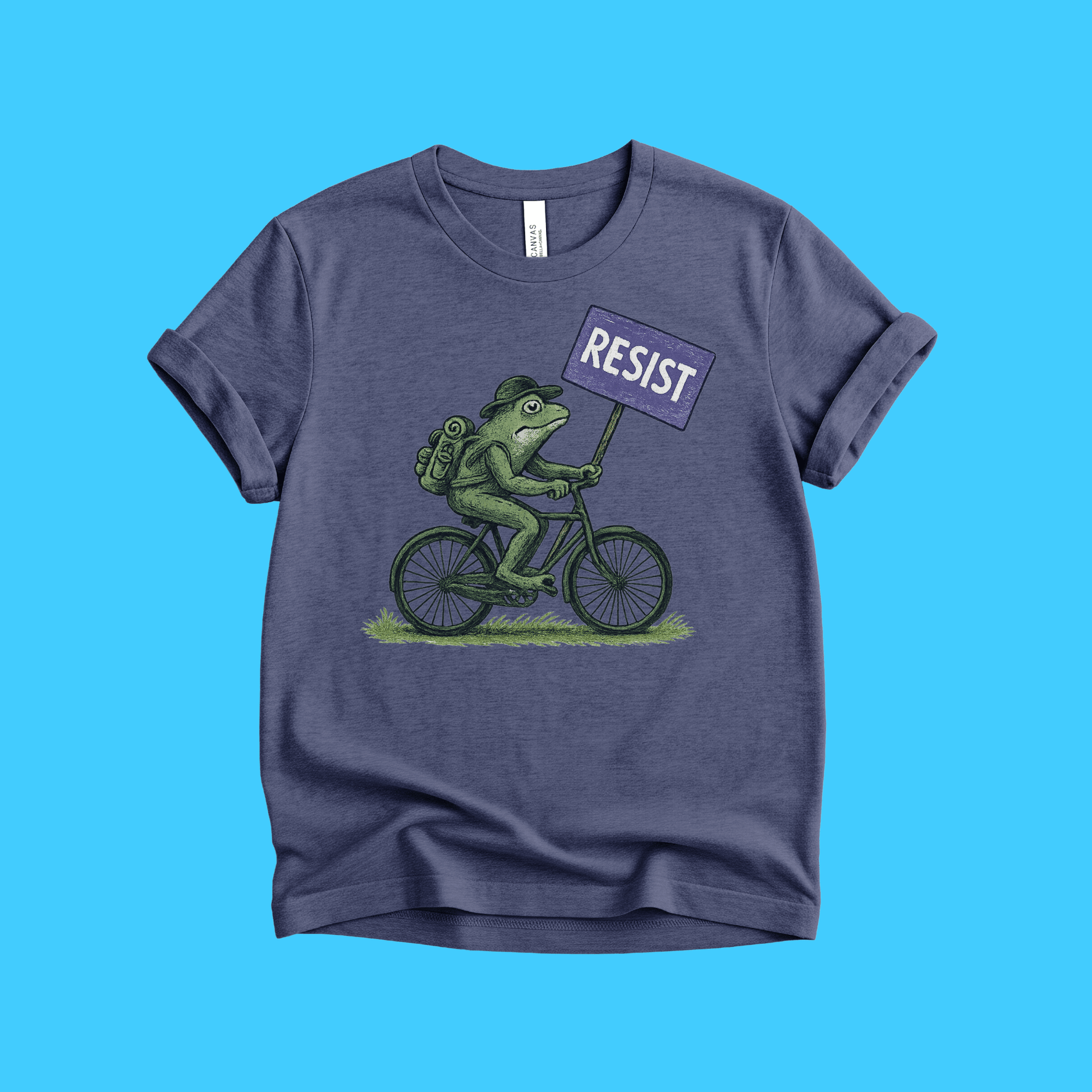 Bicycle Frog Protest T-Shirt - Resist Supply