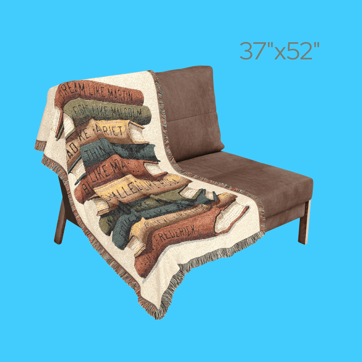 Black Leaders Book Stack Cozy Throw - Resist Supply