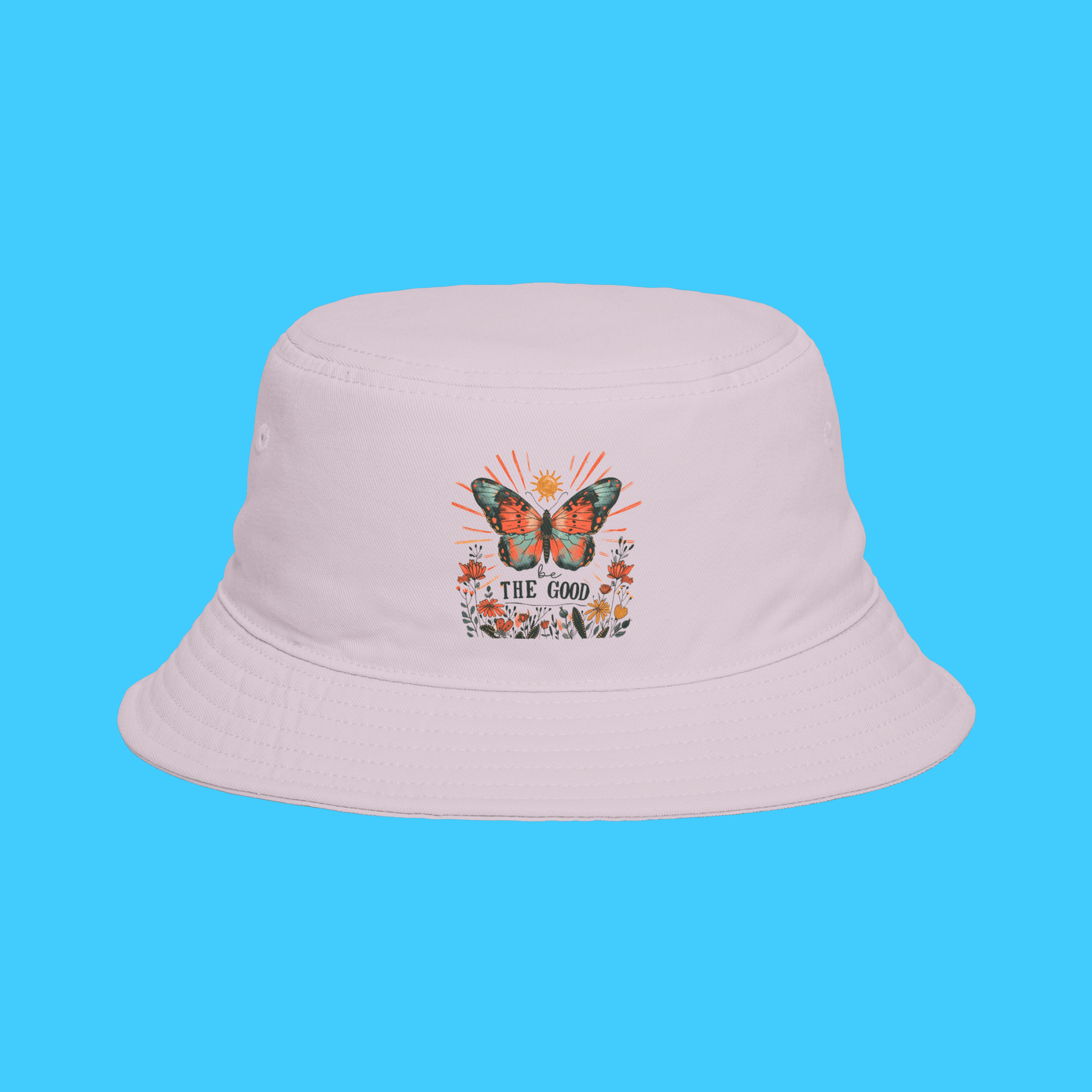 Butterfly Garden Bucket Hat — The Good Floral Sun Hat - Resist Supply