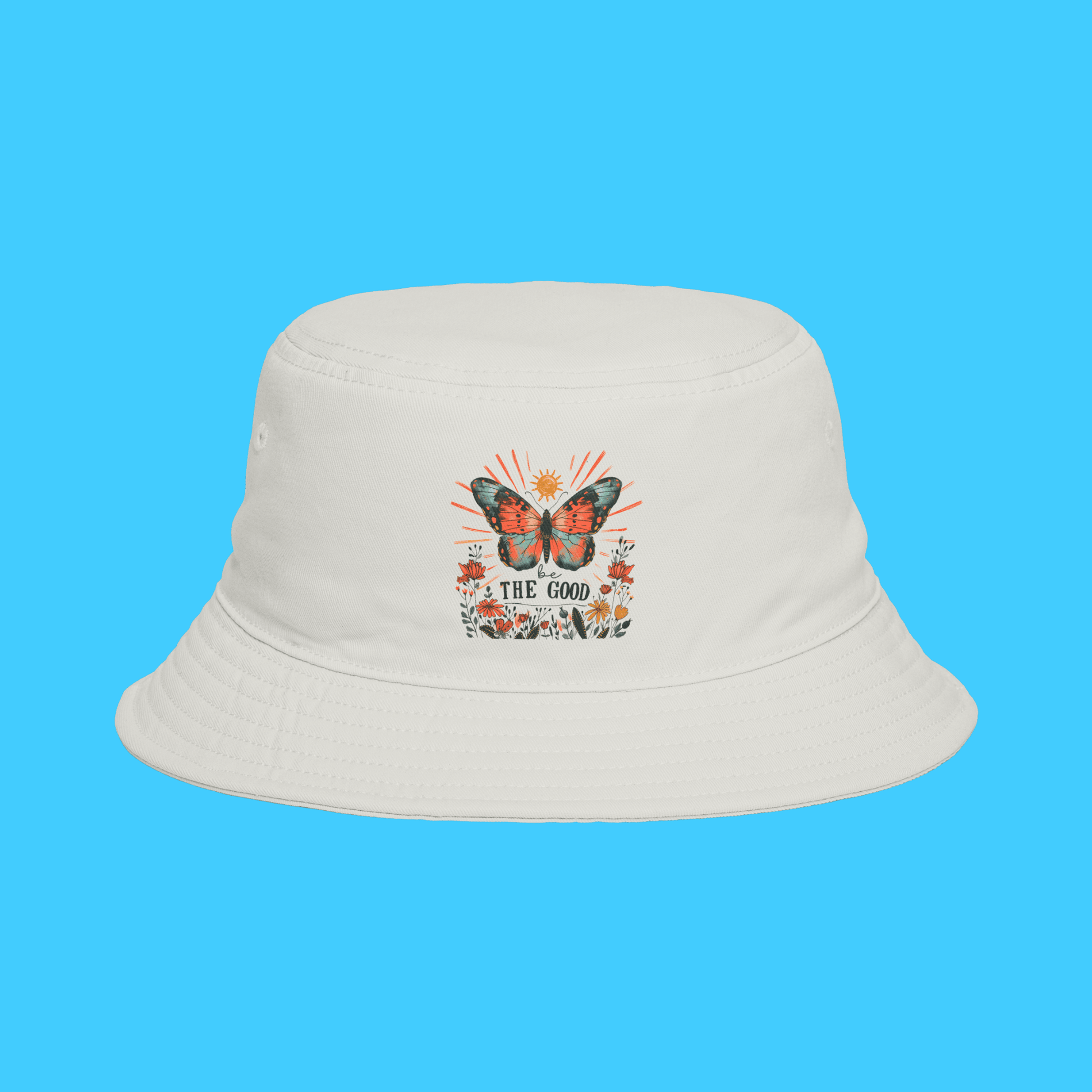 Butterfly Garden Bucket Hat — The Good Floral Sun Hat - Resist Supply