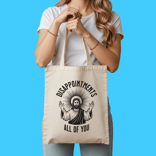 Disappointments All of You Vintage Jesus Canvas Tote - Resist Supply