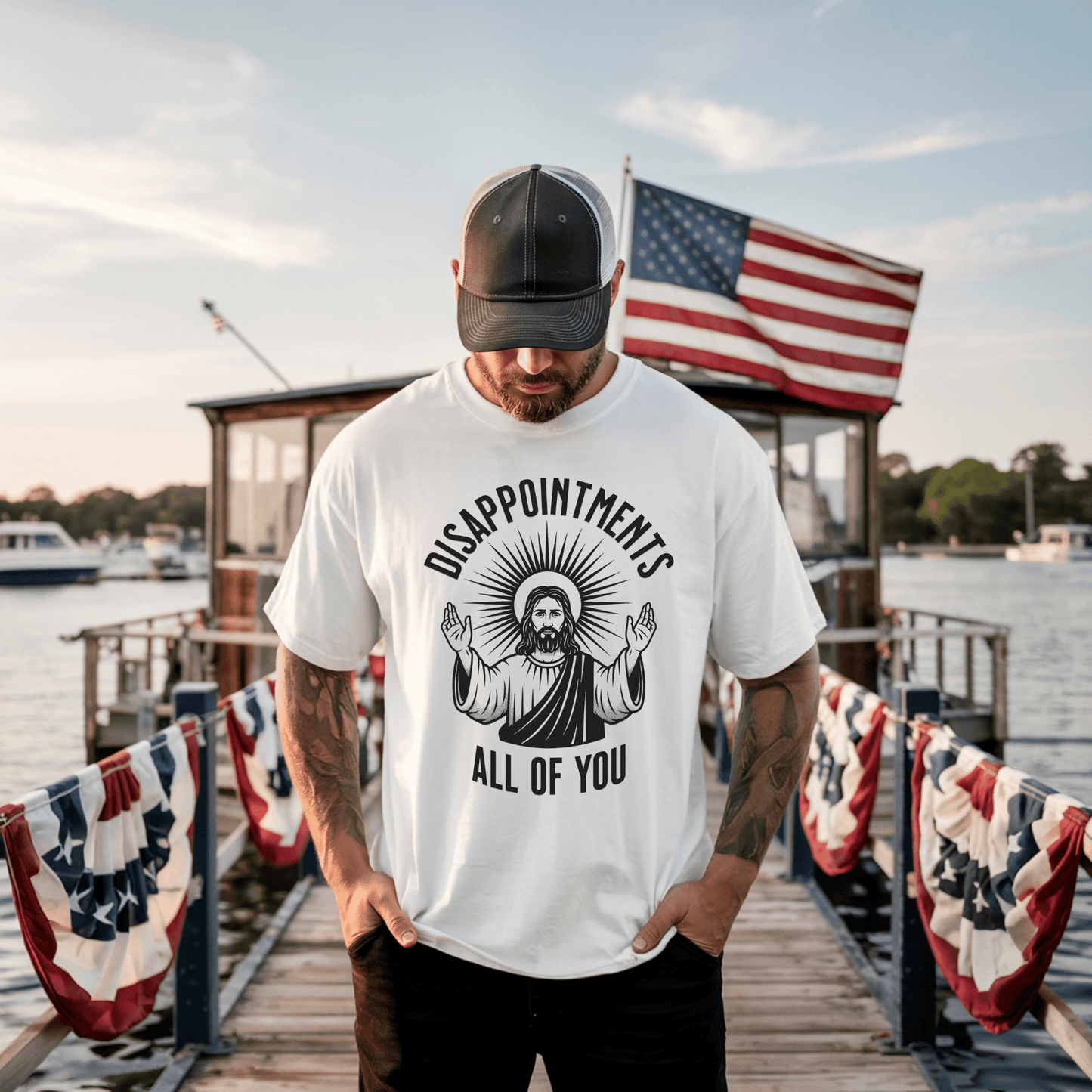 Disappointments All of You Vintage Jesus Graphic T-Shirt - Resist Supply