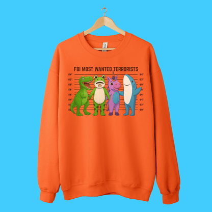 "FBI Most Wanted Terrorists" Mugshot Sweatshirt - Resist Supply