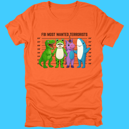 “FBI Most Wanted Terrorists” Mugshot T-Shirt - Resist Supply