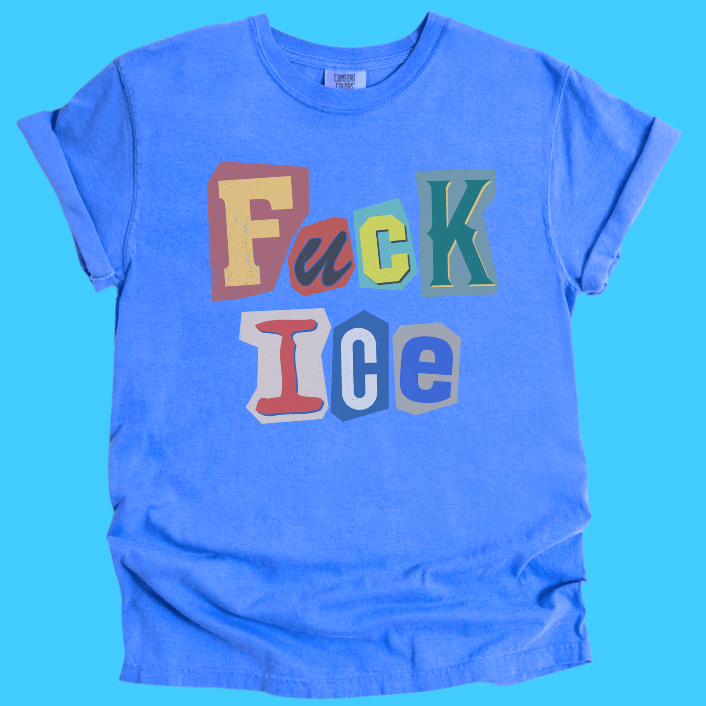 F*ck Ice Graphic T-Shirt — Bold Ransom - Note Lettering Icebreaker Tee - Resist Supply
