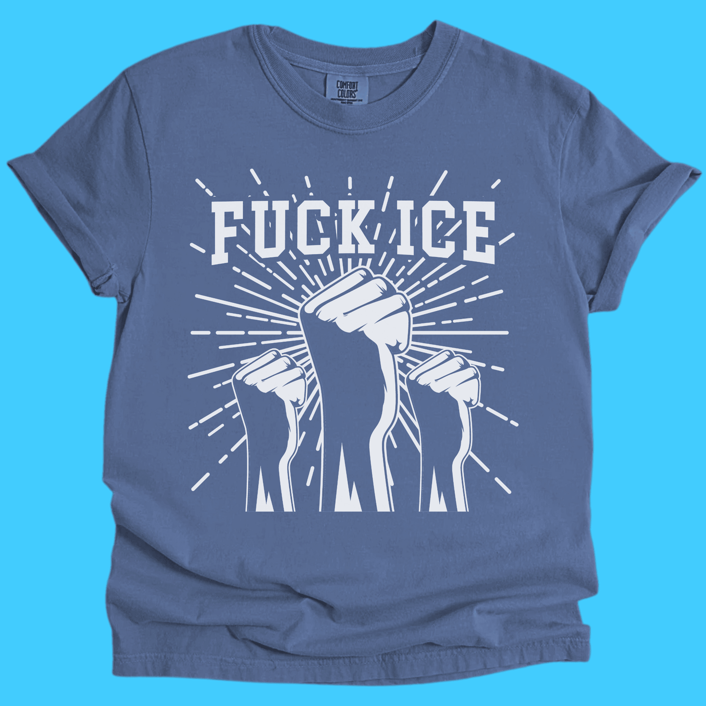 "F*ck ICE" Protest T-Shirt — Bold Immigration Justice Graphic Tee - Resist Supply