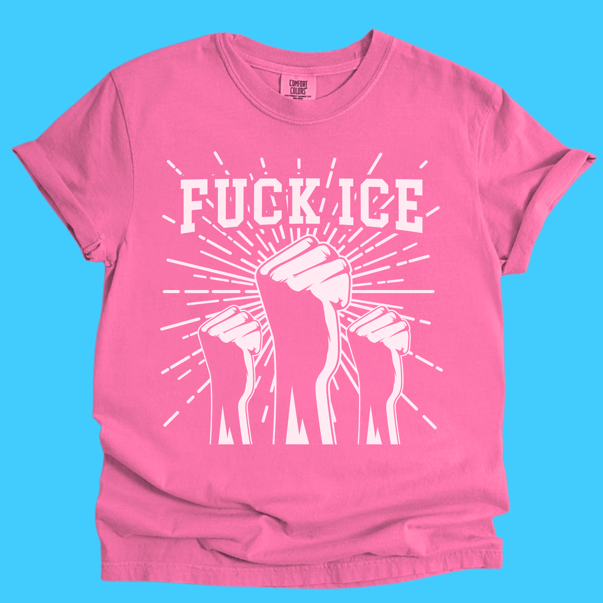 "F*ck ICE" Protest T-Shirt — Bold Immigration Justice Graphic Tee - Resist Supply