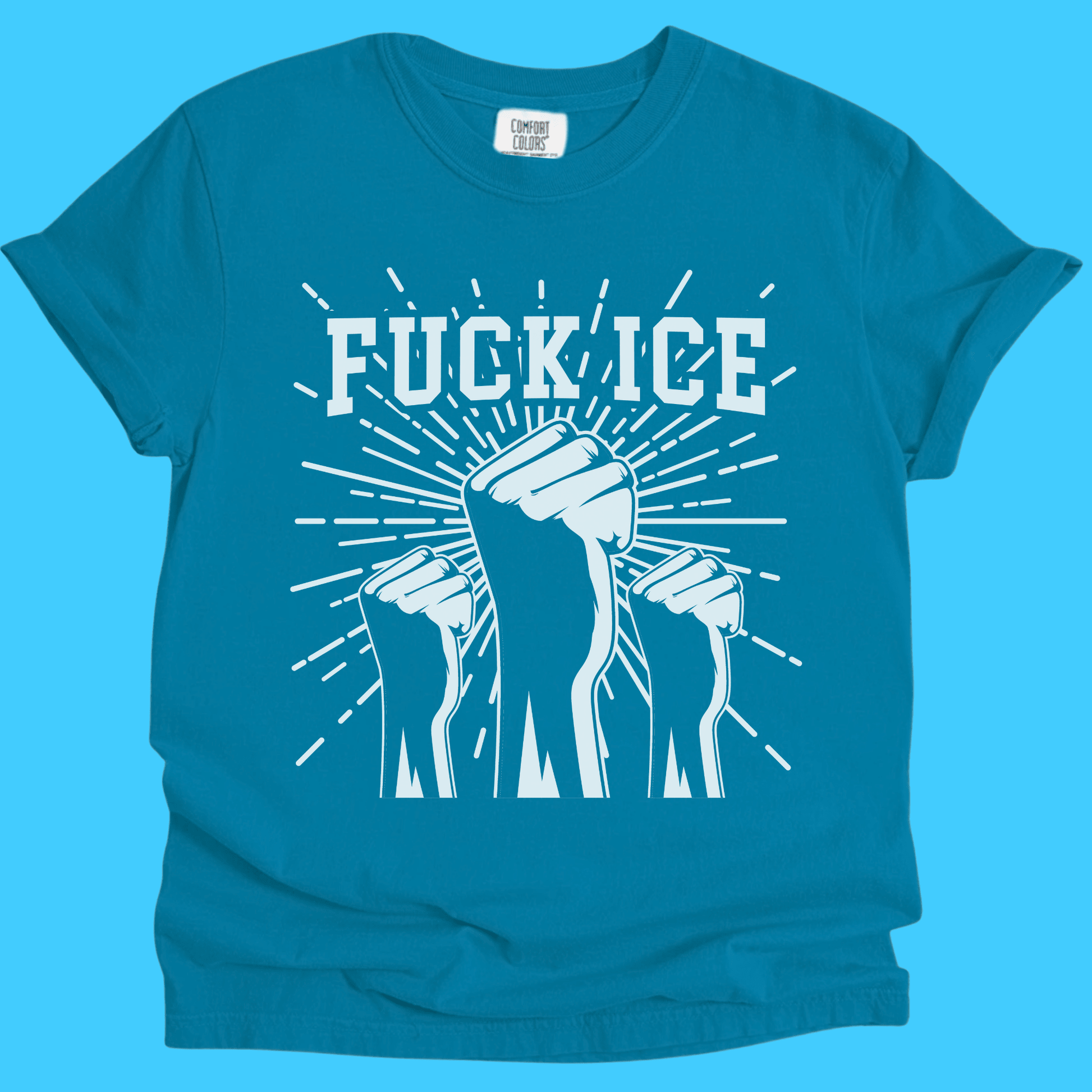 "F*ck ICE" Protest T-Shirt — Bold Immigration Justice Graphic Tee - Resist Supply