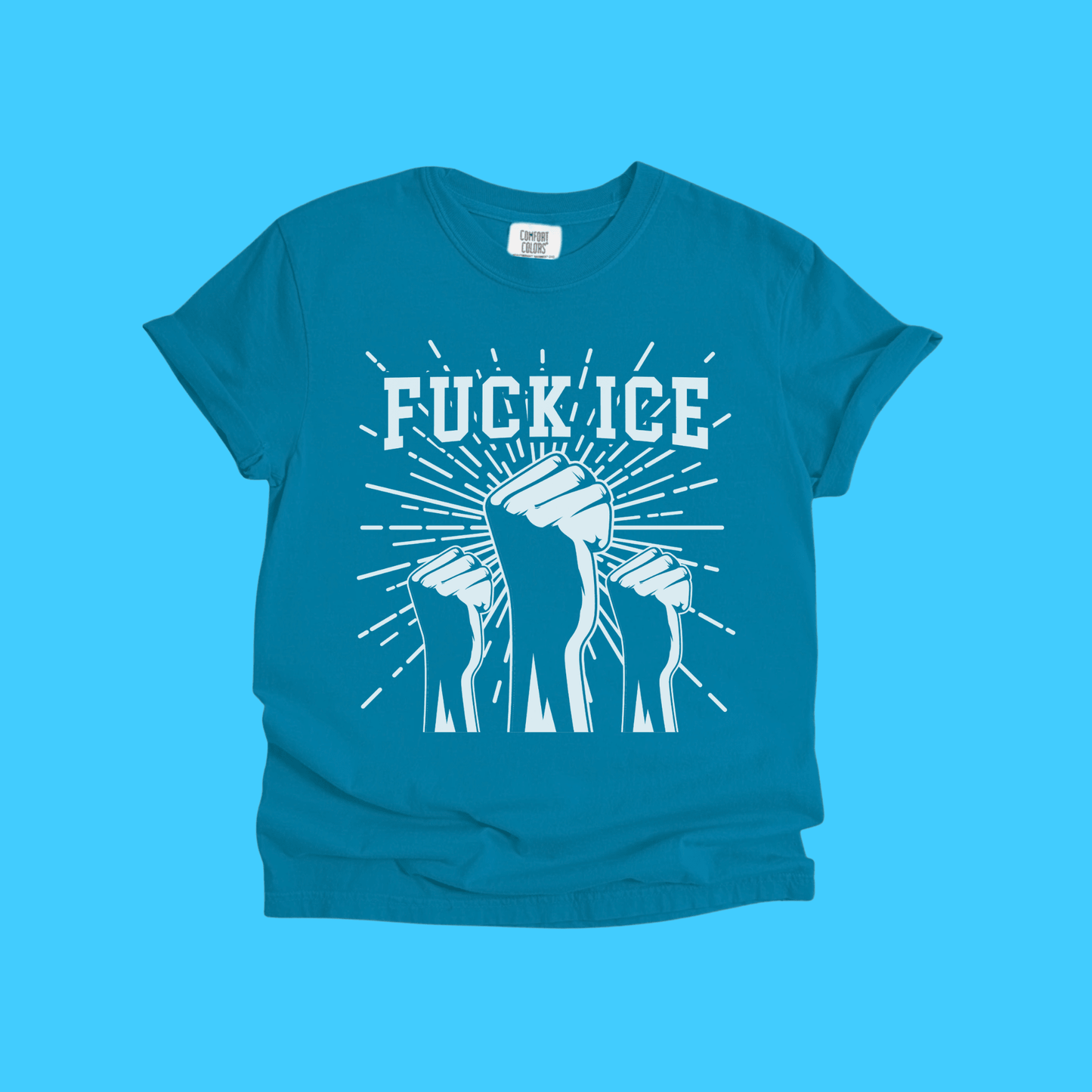 "F*ck ICE" Protest T-Shirt — Bold Immigration Justice Graphic Tee - Resist Supply
