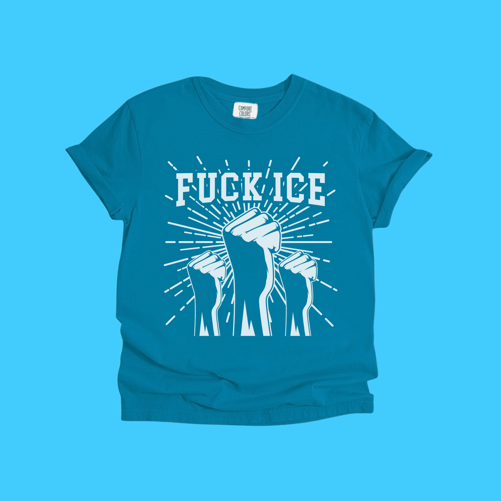 "F*ck ICE" Protest T-Shirt — Bold Immigration Justice Graphic Tee - Resist Supply