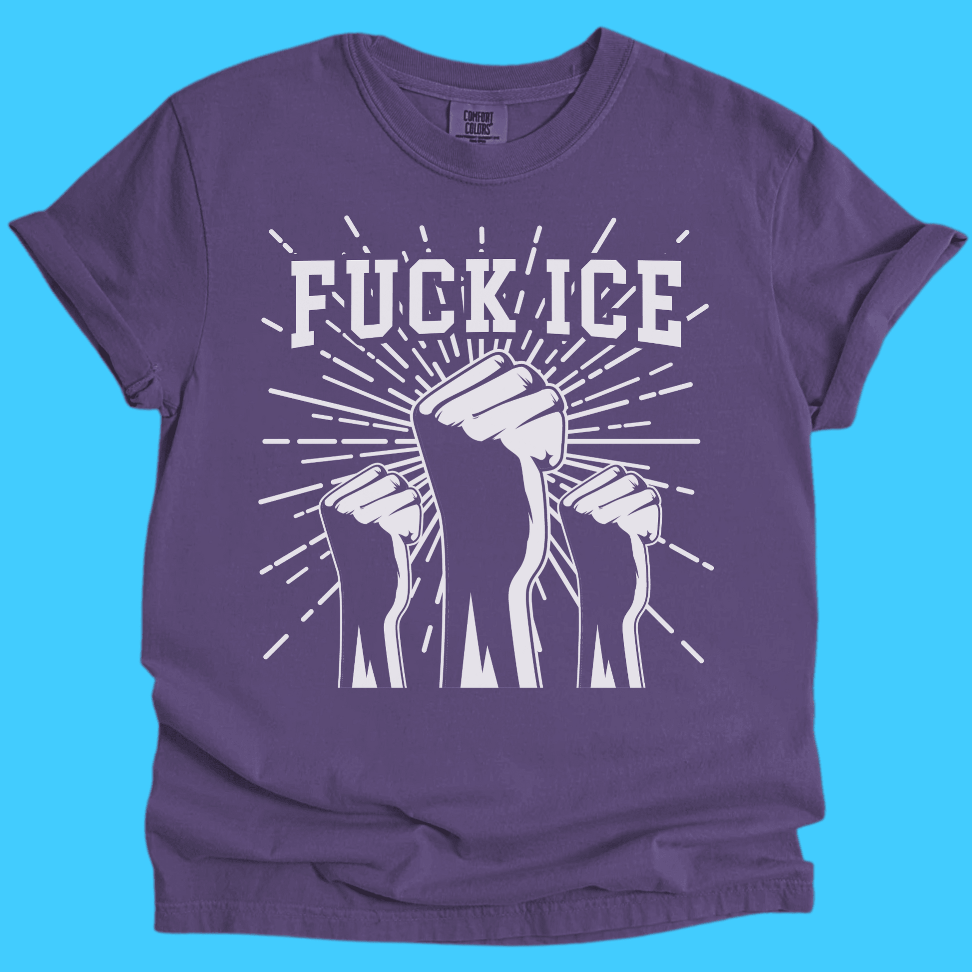 "F*ck ICE" Protest T-Shirt — Bold Immigration Justice Graphic Tee - Resist Supply