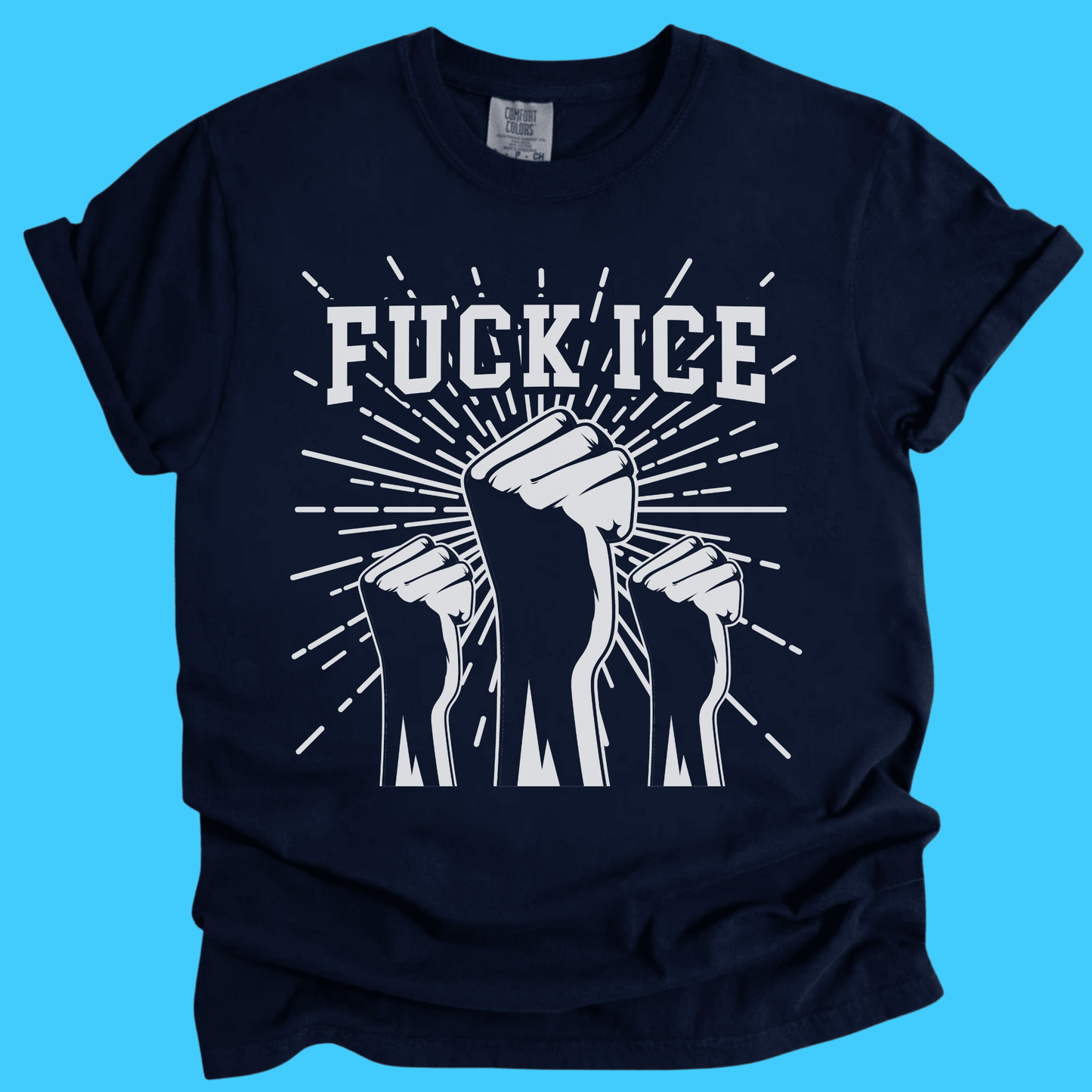 "F*ck ICE" Protest T-Shirt — Bold Immigration Justice Graphic Tee - Resist Supply