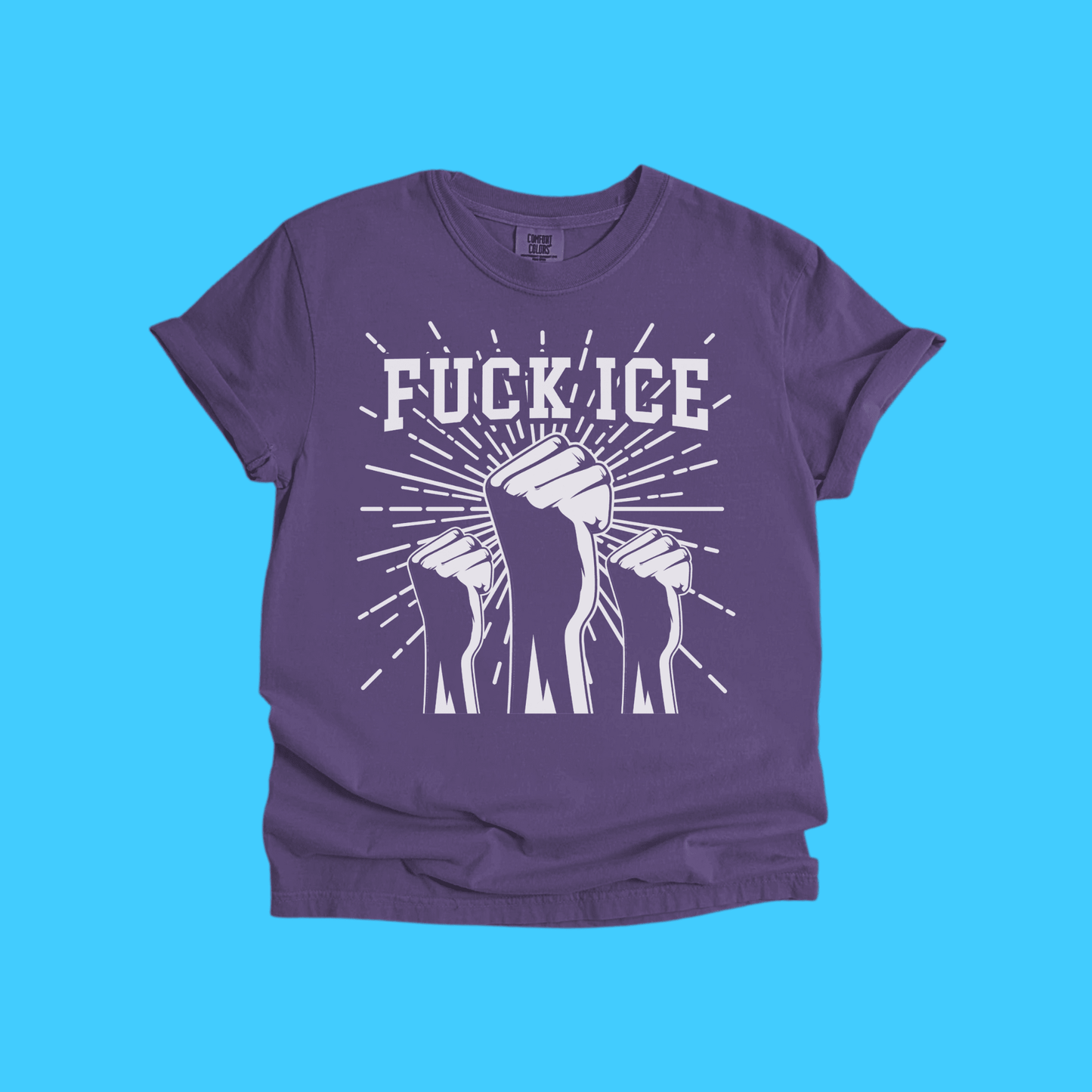 "F*ck ICE" Protest T-Shirt — Bold Immigration Justice Graphic Tee - Resist Supply