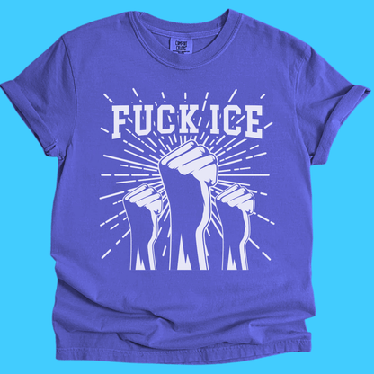 "F*ck ICE" Protest T-Shirt — Bold Immigration Justice Graphic Tee - Resist Supply