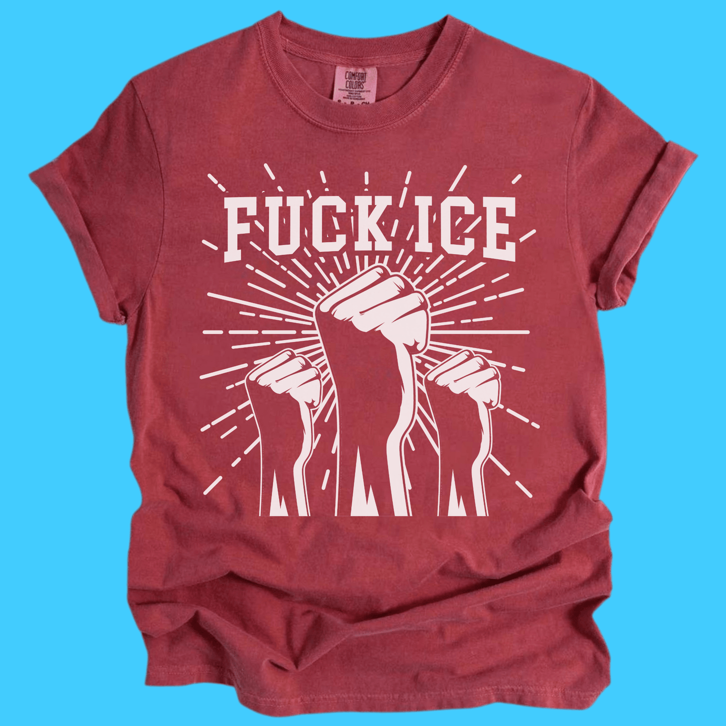 "F*ck ICE" Protest T-Shirt — Bold Immigration Justice Graphic Tee - Resist Supply