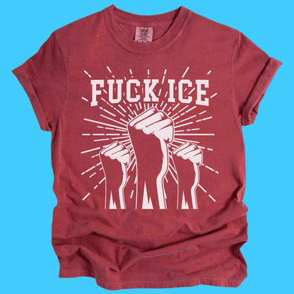 "F*ck ICE" Protest T-Shirt — Bold Immigration Justice Graphic Tee - Resist Supply