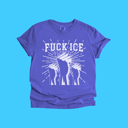 "F*ck ICE" Protest T-Shirt — Bold Immigration Justice Graphic Tee - Resist Supply