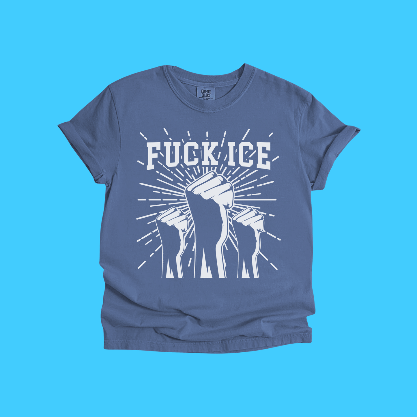 "F*ck ICE" Protest T-Shirt — Bold Immigration Justice Graphic Tee - Resist Supply