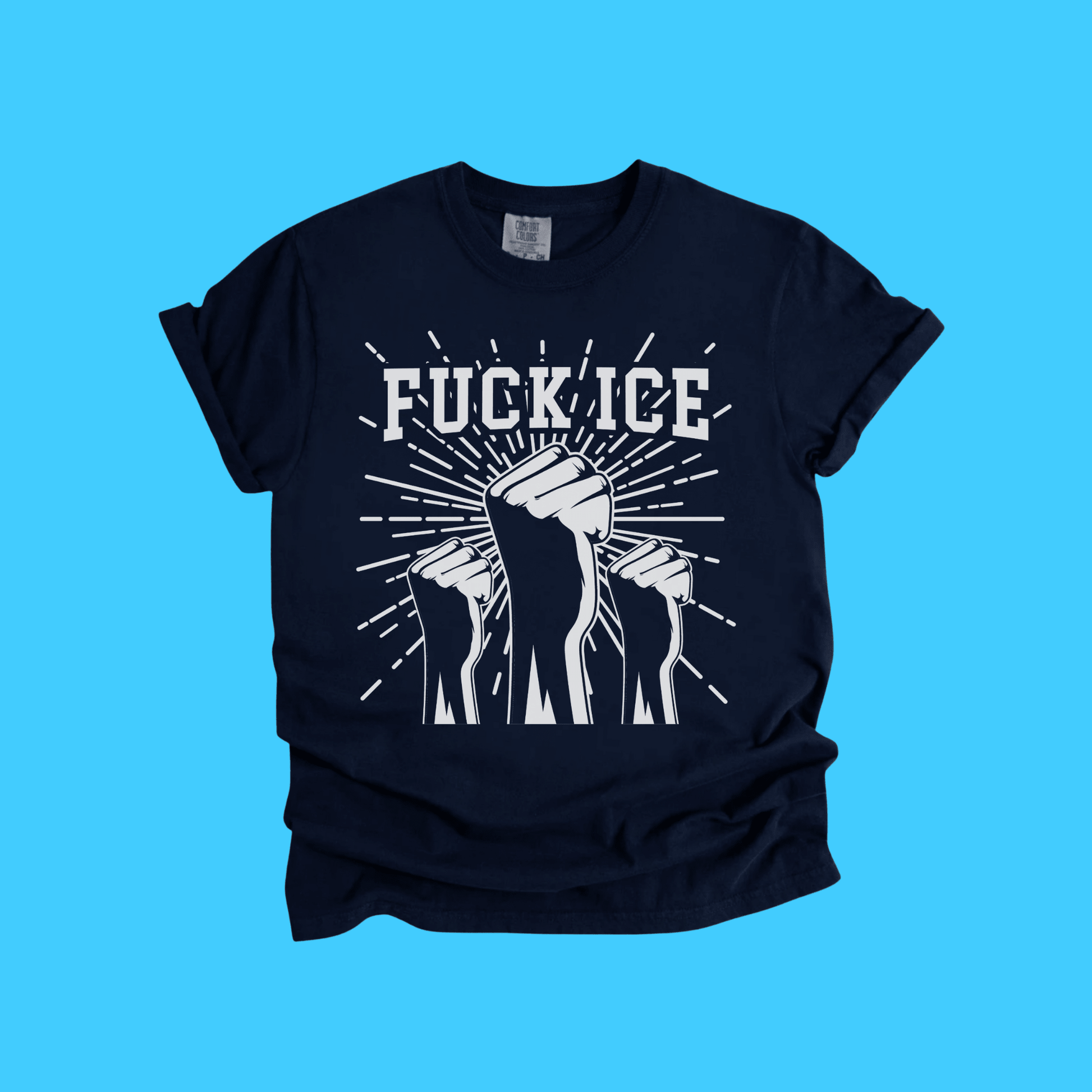"F*ck ICE" Protest T-Shirt — Bold Immigration Justice Graphic Tee - Resist Supply