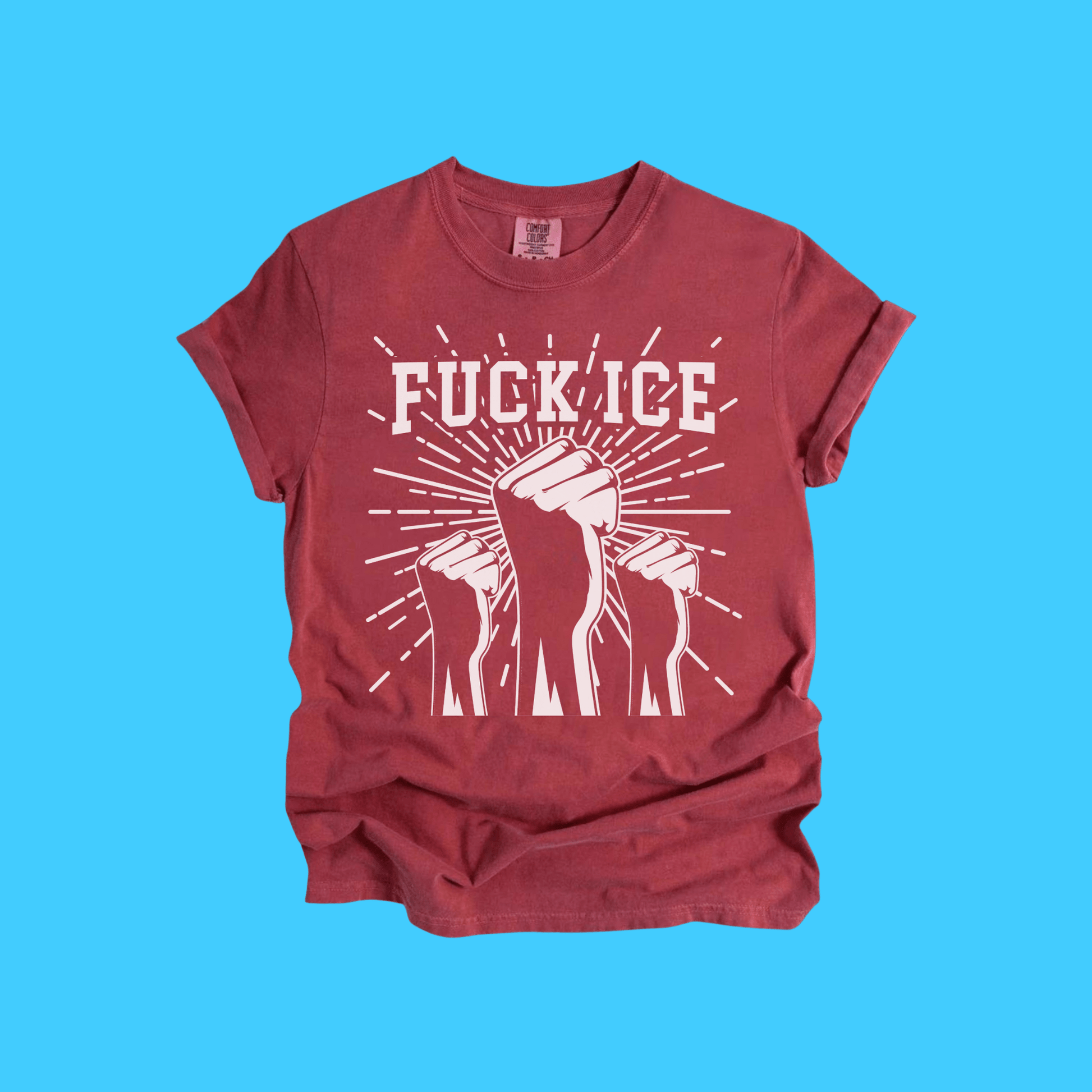"F*ck ICE" Protest T-Shirt — Bold Immigration Justice Graphic Tee - Resist Supply