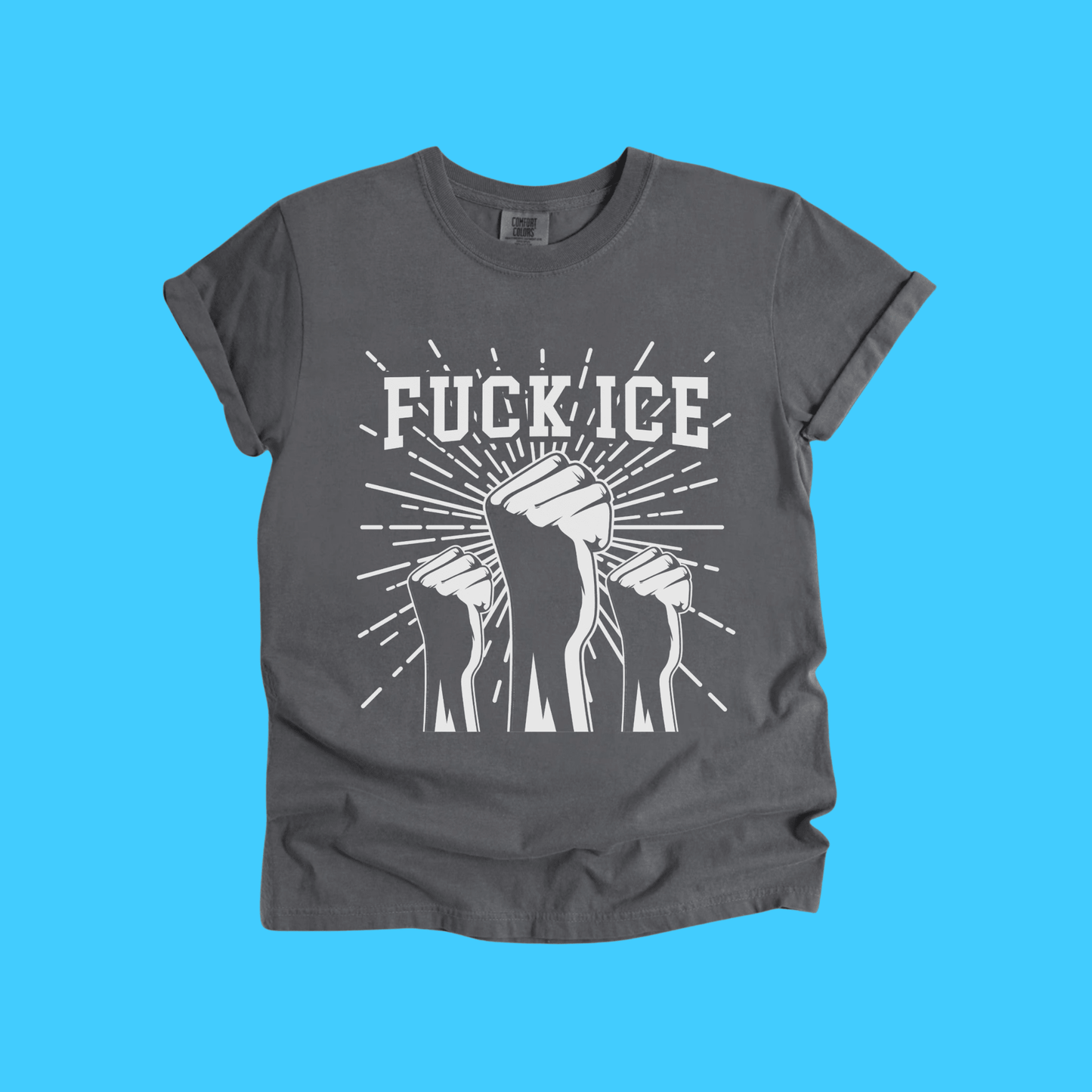 "F*ck ICE" Protest T-Shirt — Bold Immigration Justice Graphic Tee - Resist Supply