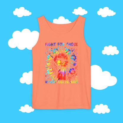fight for those without your privilege tank - Resist Supply #