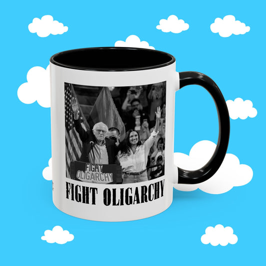 fight oligarchy mug - Resist Supply #