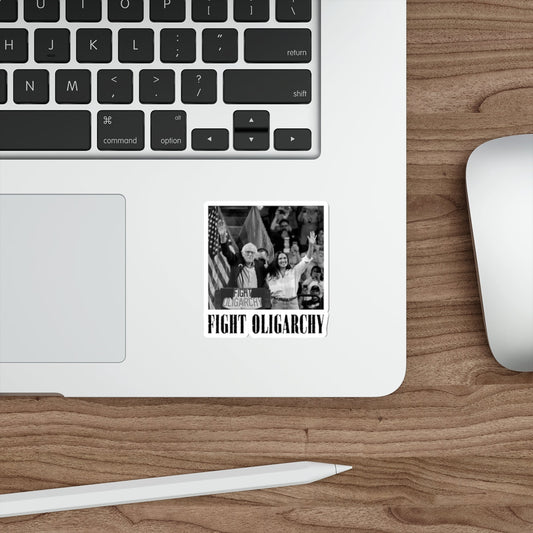 fight oligarchy sticker - Resist Supply #