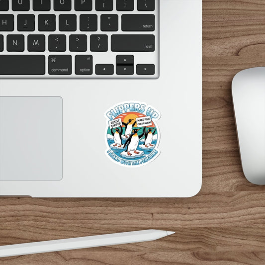 flippers up sticker - Resist Supply #