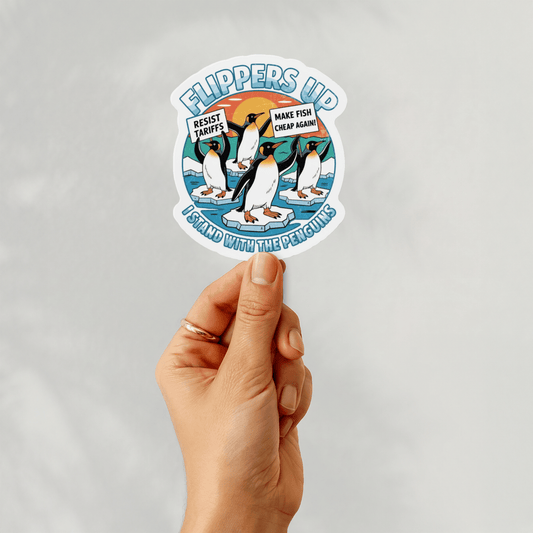 flippers up sticker - Resist Supply #