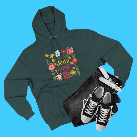 Floral Foxtrot Delta Tango Hoodie - Resist Supply