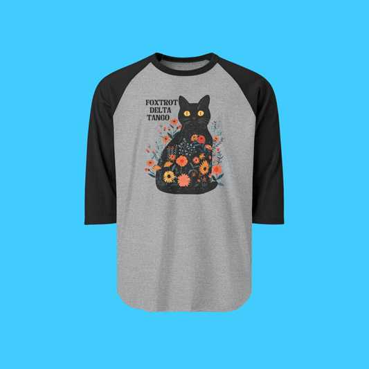 Foxtrot Delta Tango Kitty Raglan Tee - Resist Supply