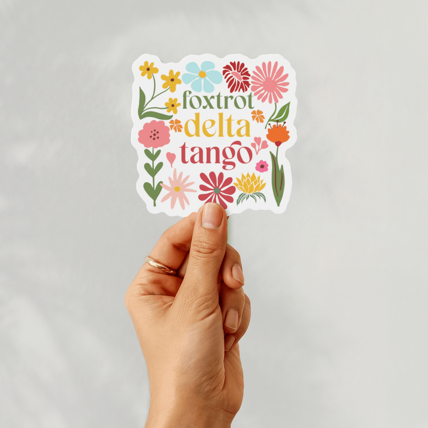 foxtrot delta tango sticker - Resist Supply #