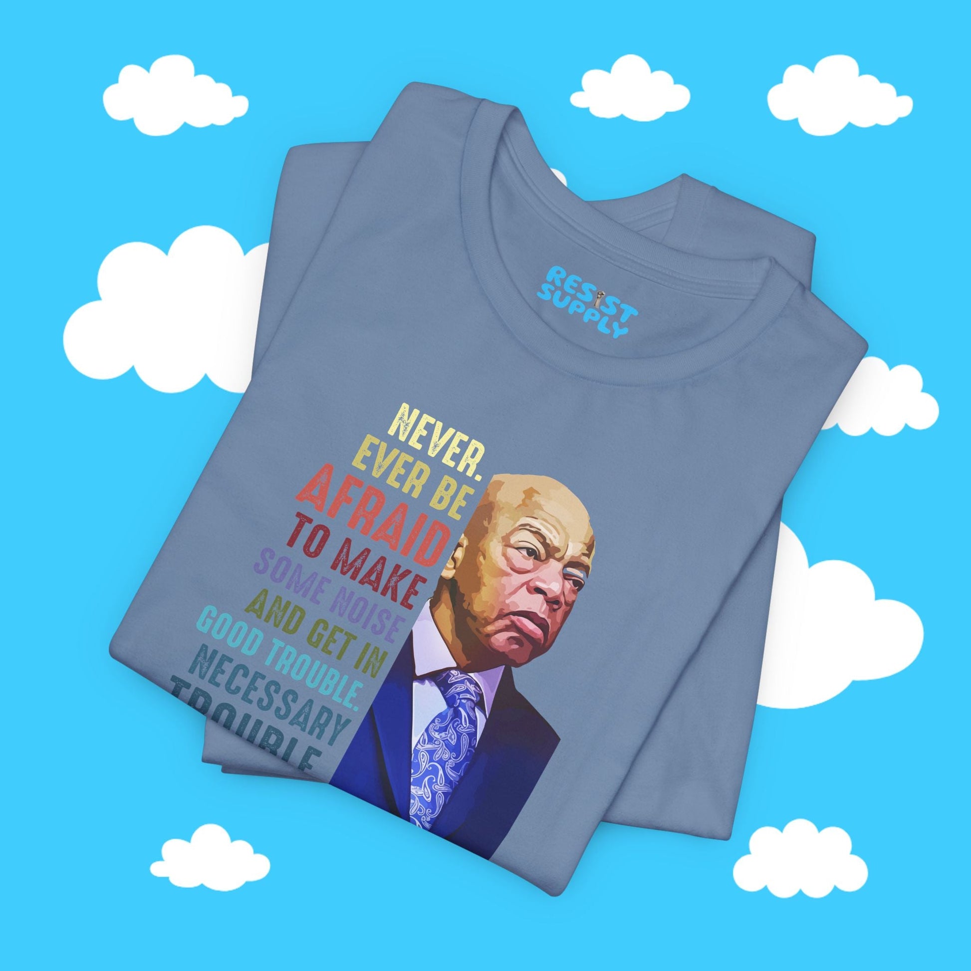 Good Trouble Rainbow Tee - Resist Supply #