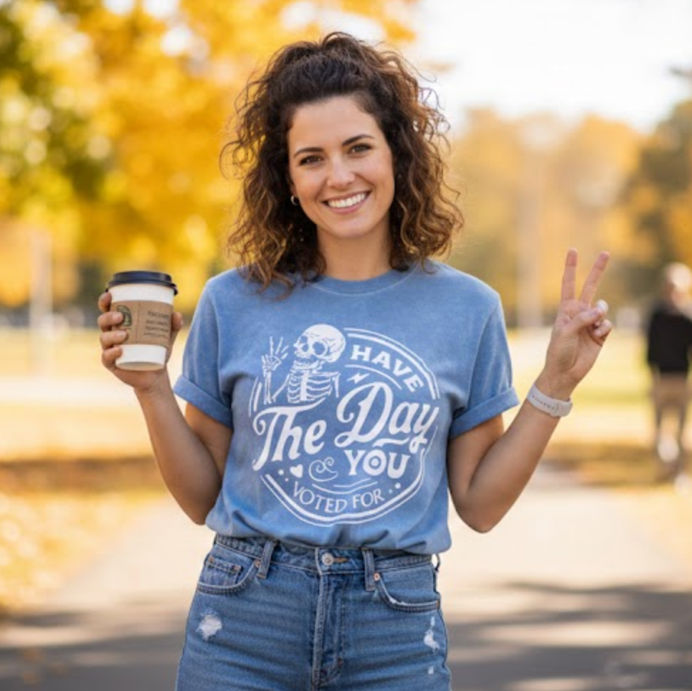 Have The Day You Voted For Skeleton T-Shirt - Resist Supply