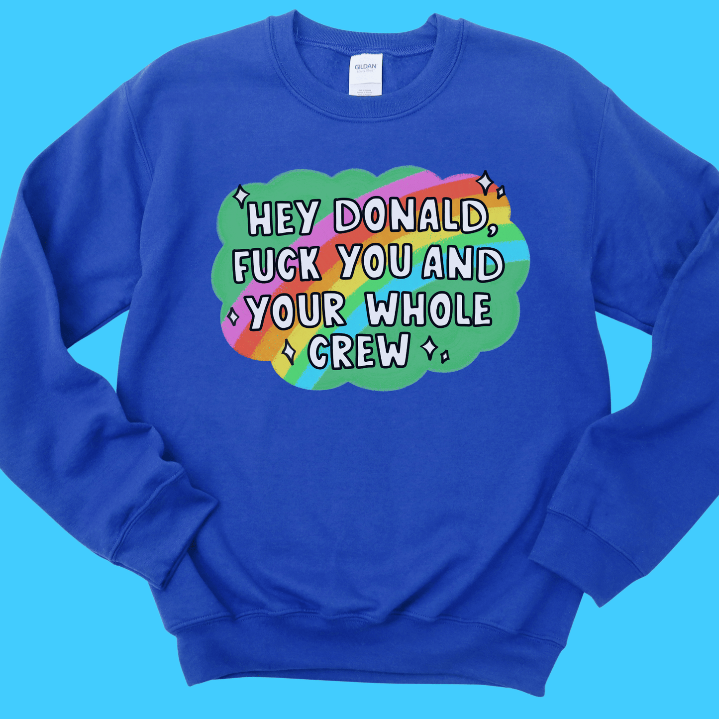 Hey Donald F*** You Sweatshirt - Resist Supply