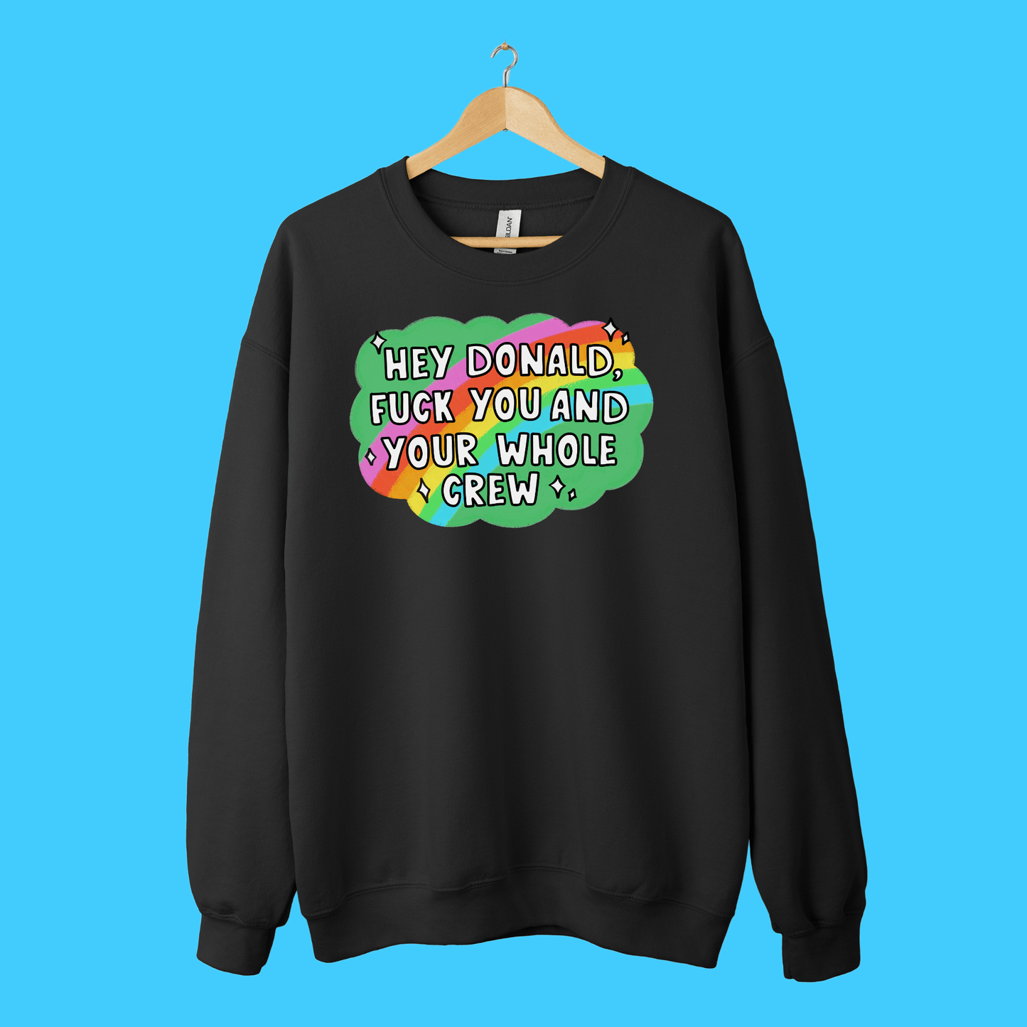 Hey Donald F*** You Sweatshirt - Resist Supply