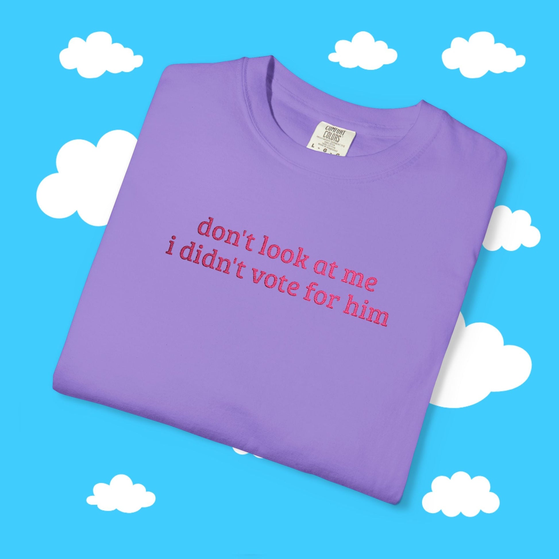 I Didn't Vote For Him Embroidered Tee - Resist Supply #