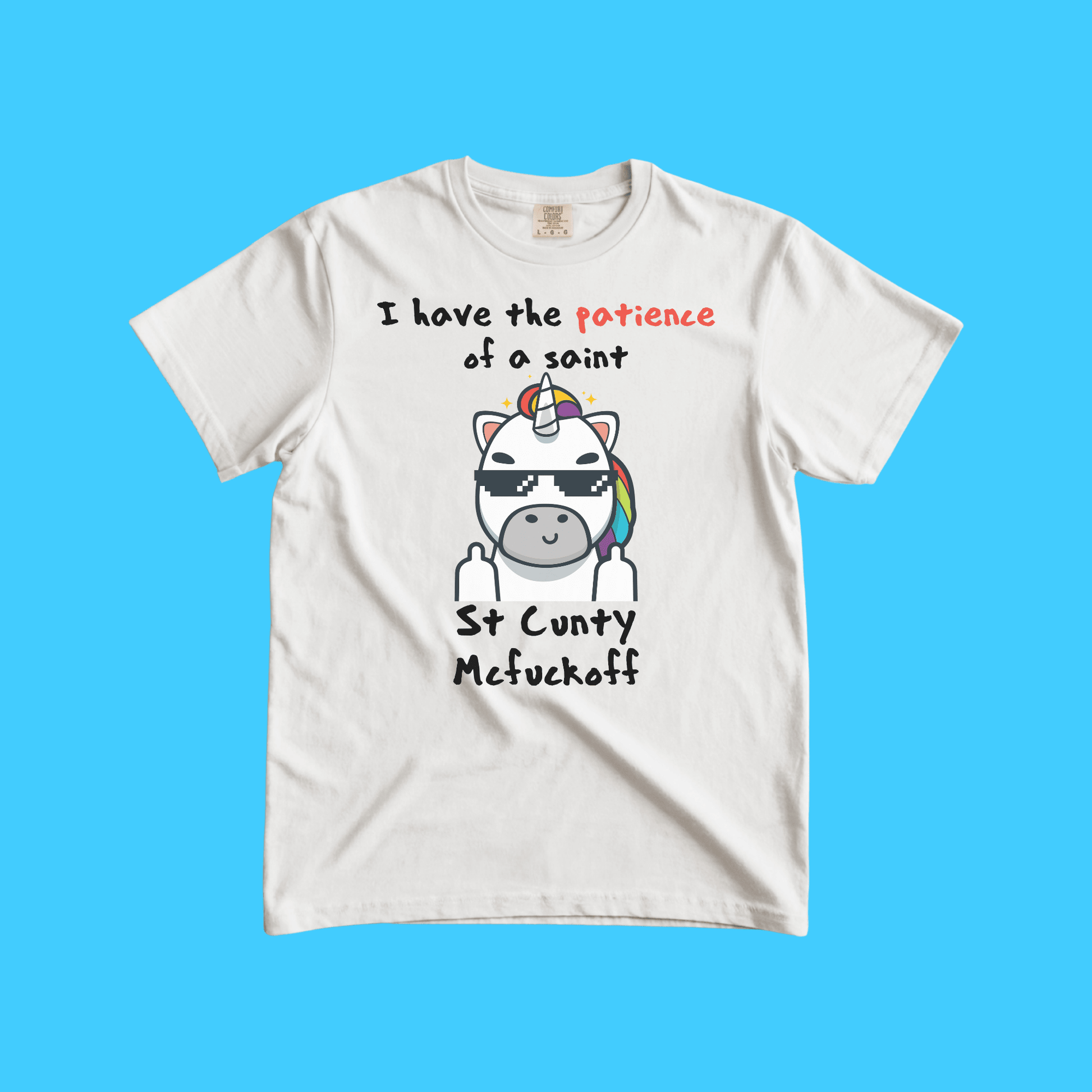 I Have the Patience of a Saint" Graphic T-Shirt - Resist Supply