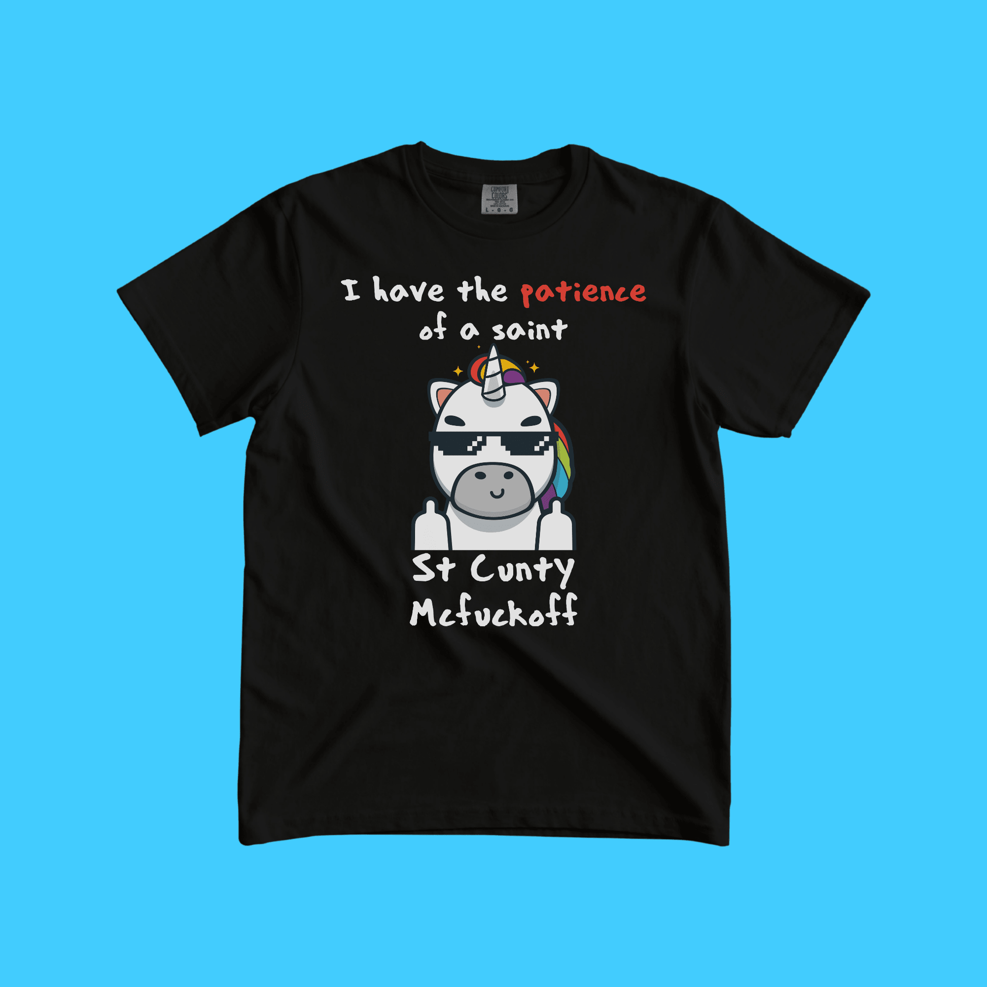 I Have the Patience of a Saint" Graphic T-Shirt - Resist Supply