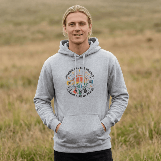 Imagine All The People Living Life In Peace Hoodie - Resist Supply
