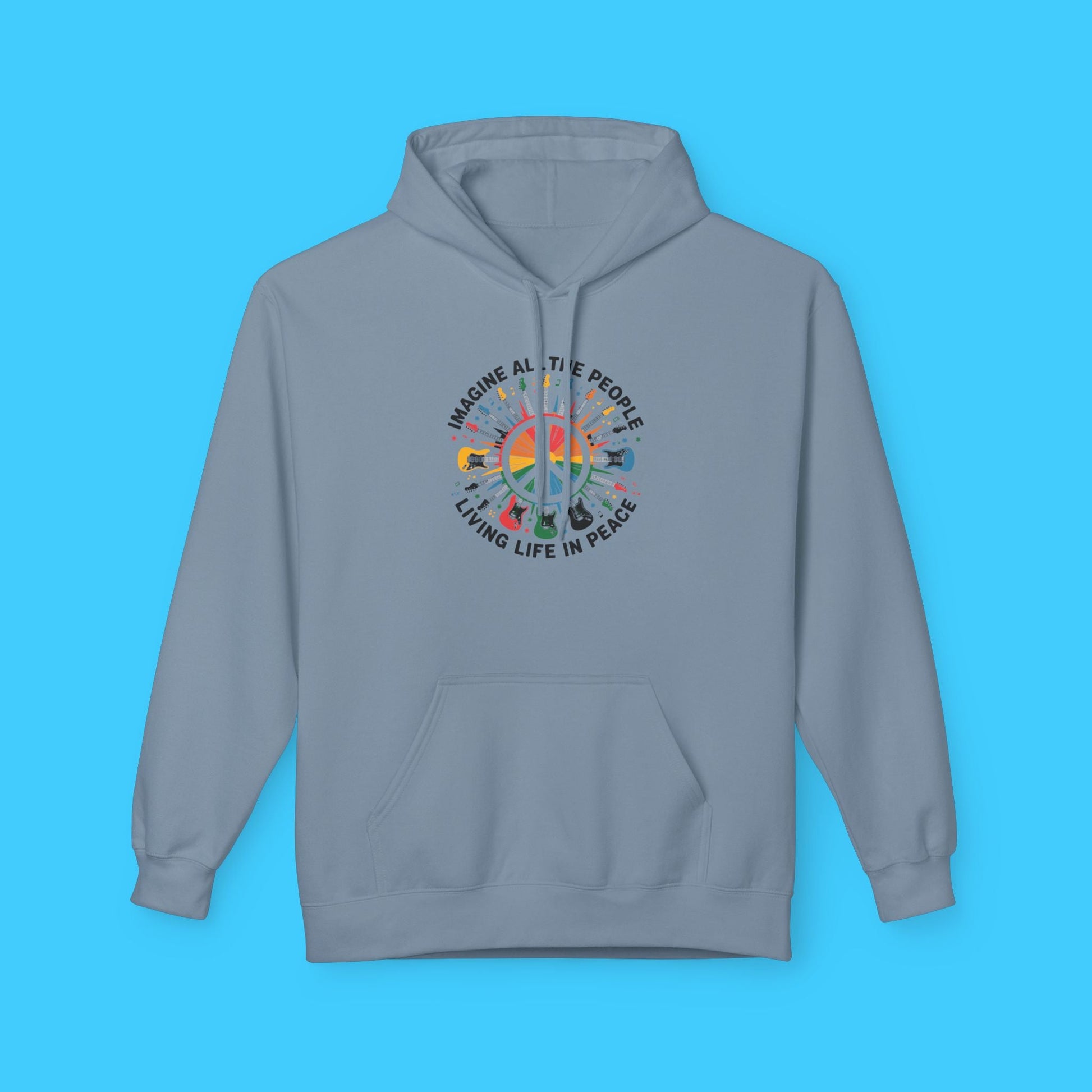 Imagine All The People Living Life In Peace Hoodie - Resist Supply
