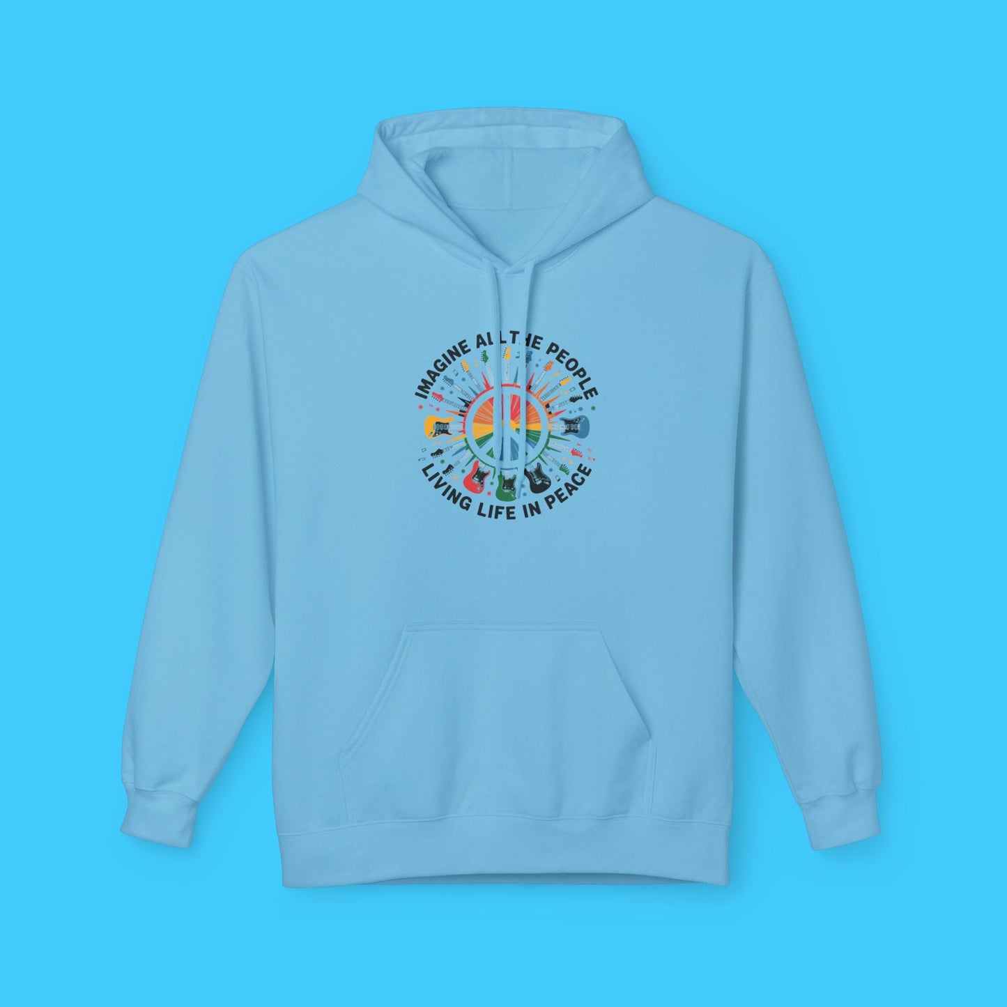 Imagine All The People Living Life In Peace Hoodie - Resist Supply